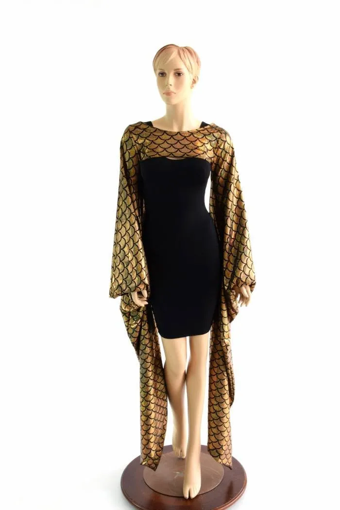 Gold Dragon Kimono Bolero