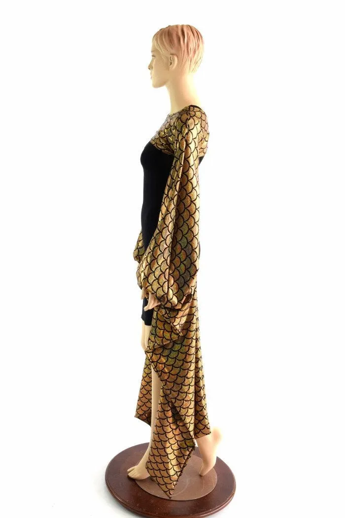 Gold Dragon Kimono Bolero