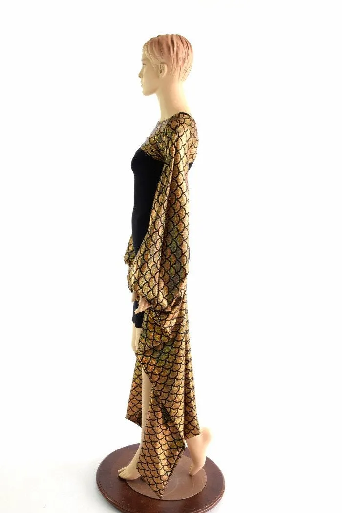 Gold Dragon Kimono Bolero