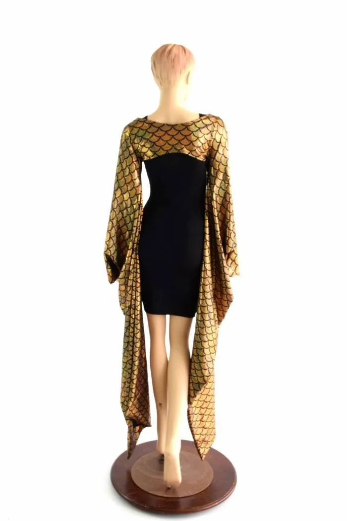 Gold Dragon Kimono Bolero