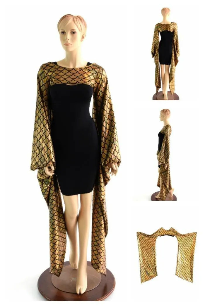 Gold Dragon Kimono Bolero
