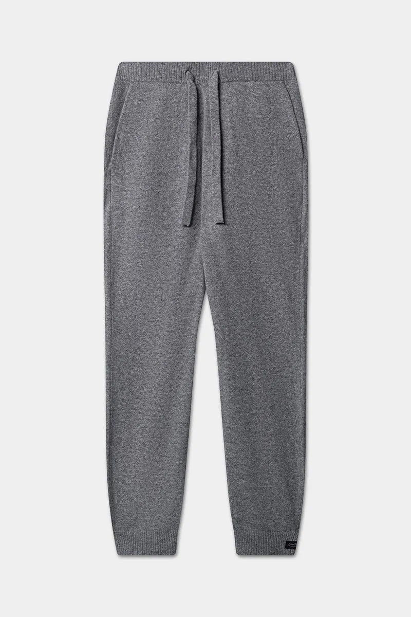 Good Man Jetset Jogger Recycled Cashmere | Grey Haether