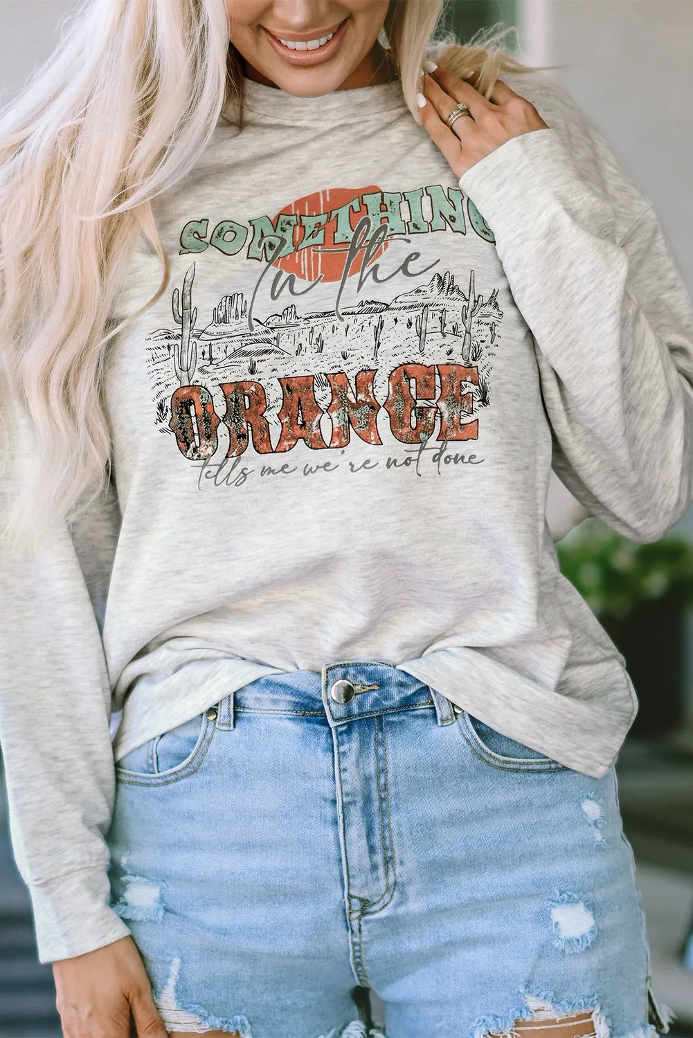 Graphic Relaxed Sweatshirt
