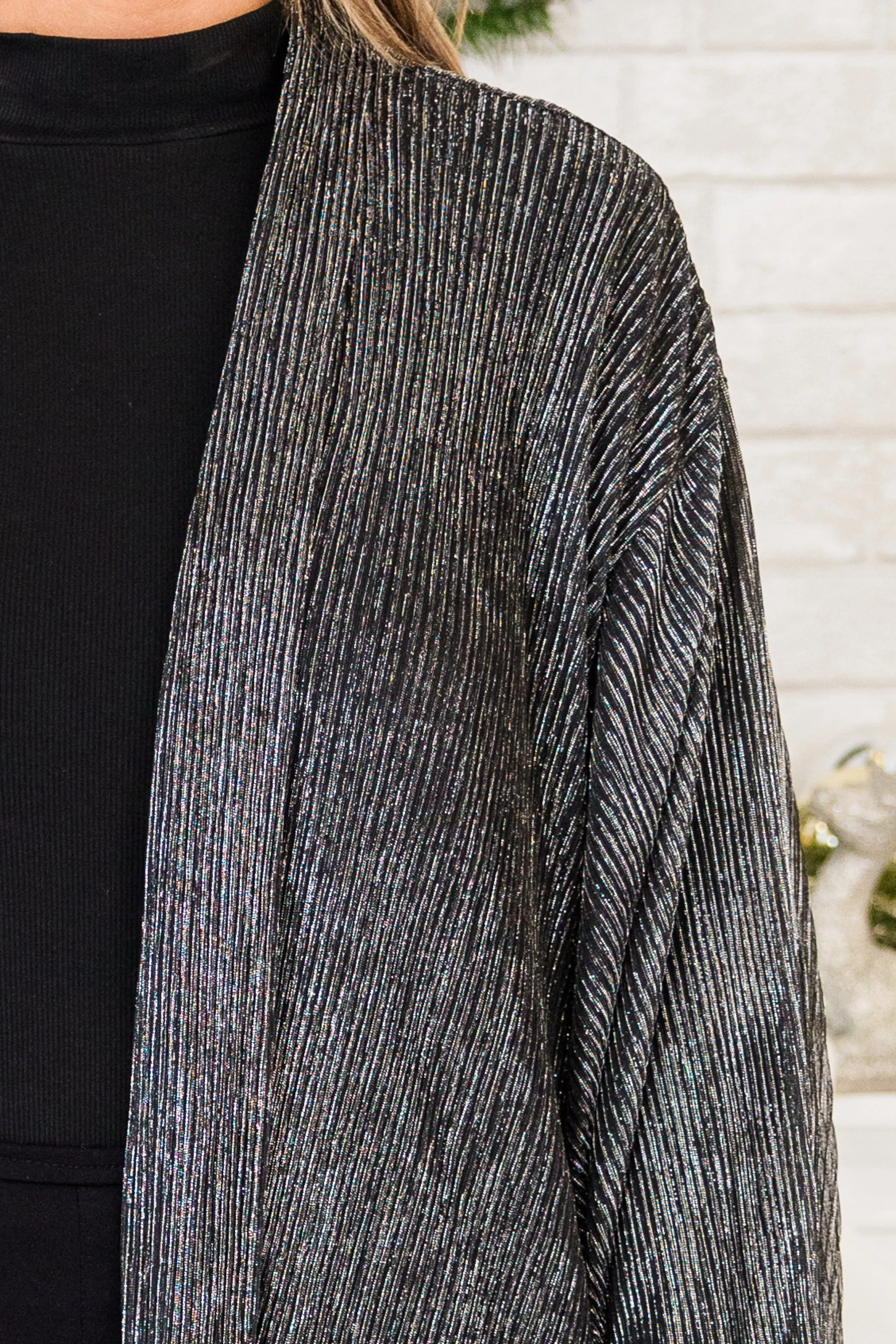 Happy New Me Kimono, Black