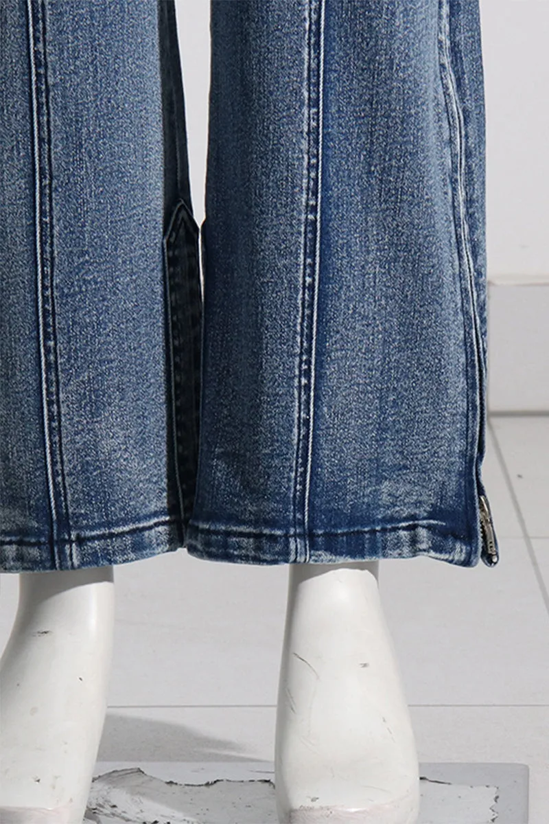 HPQ1273 Outer Pocket Patchwork Pants