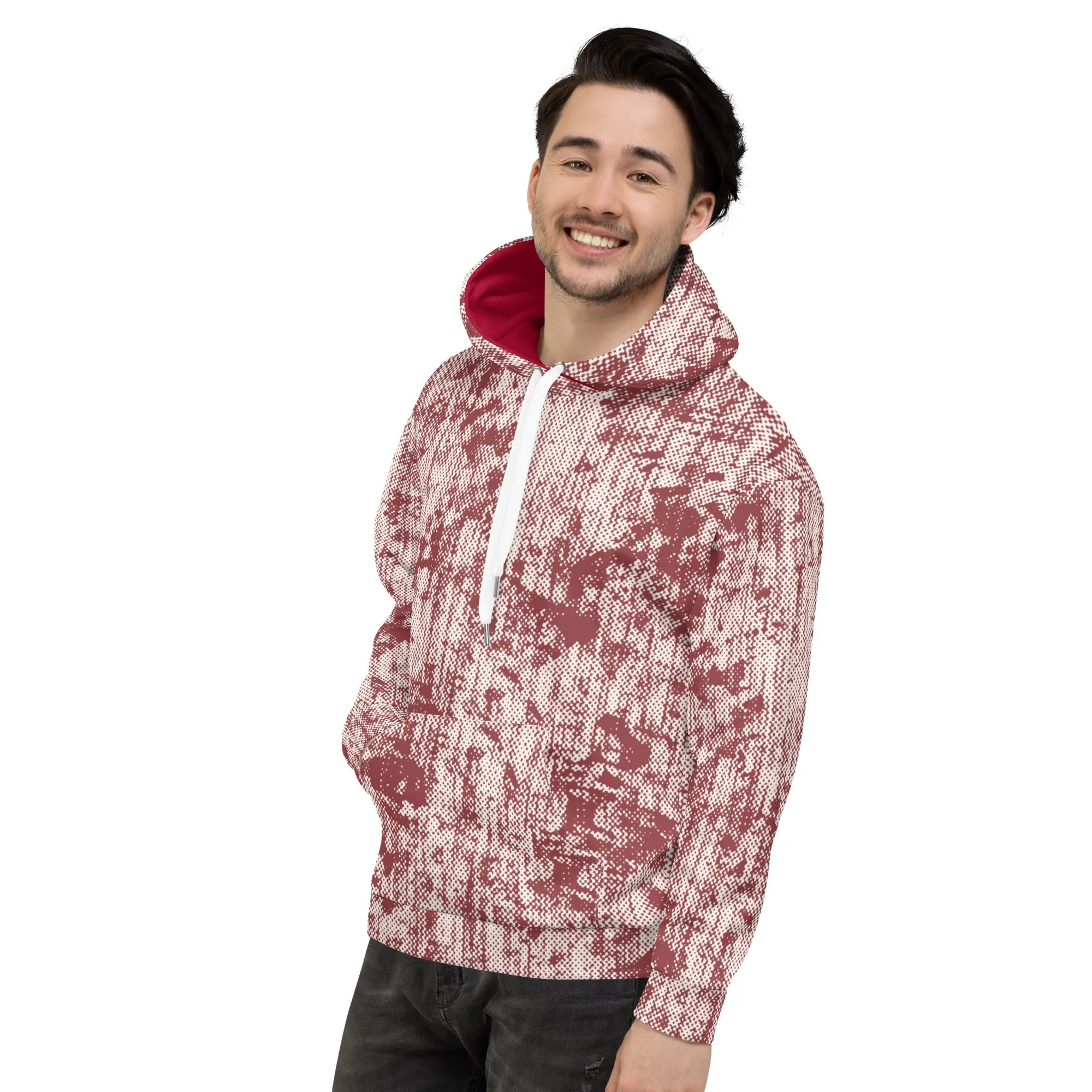 Humble Sportswear™ Corbin Red Relaxed Fit Hoodie