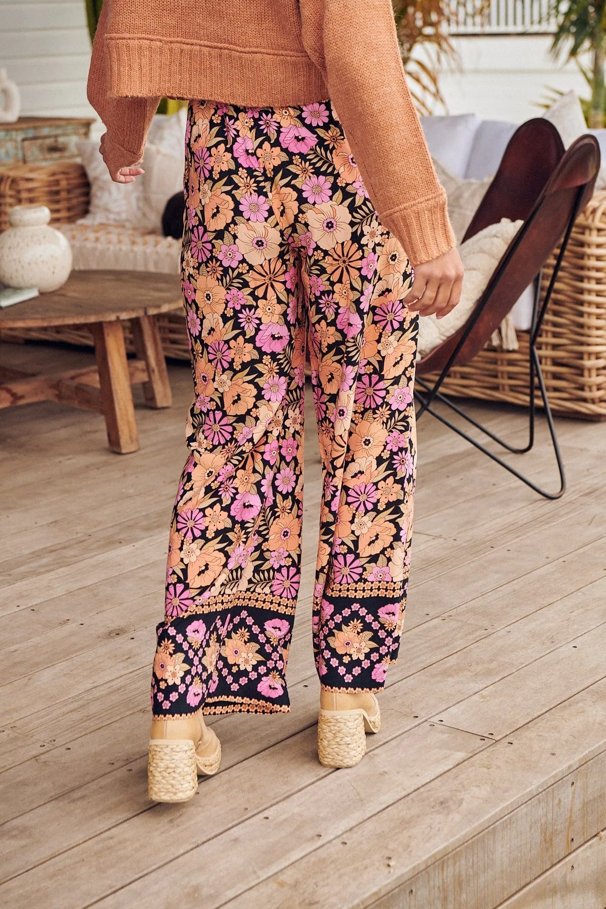 Jax Pants - Apricot Blossom