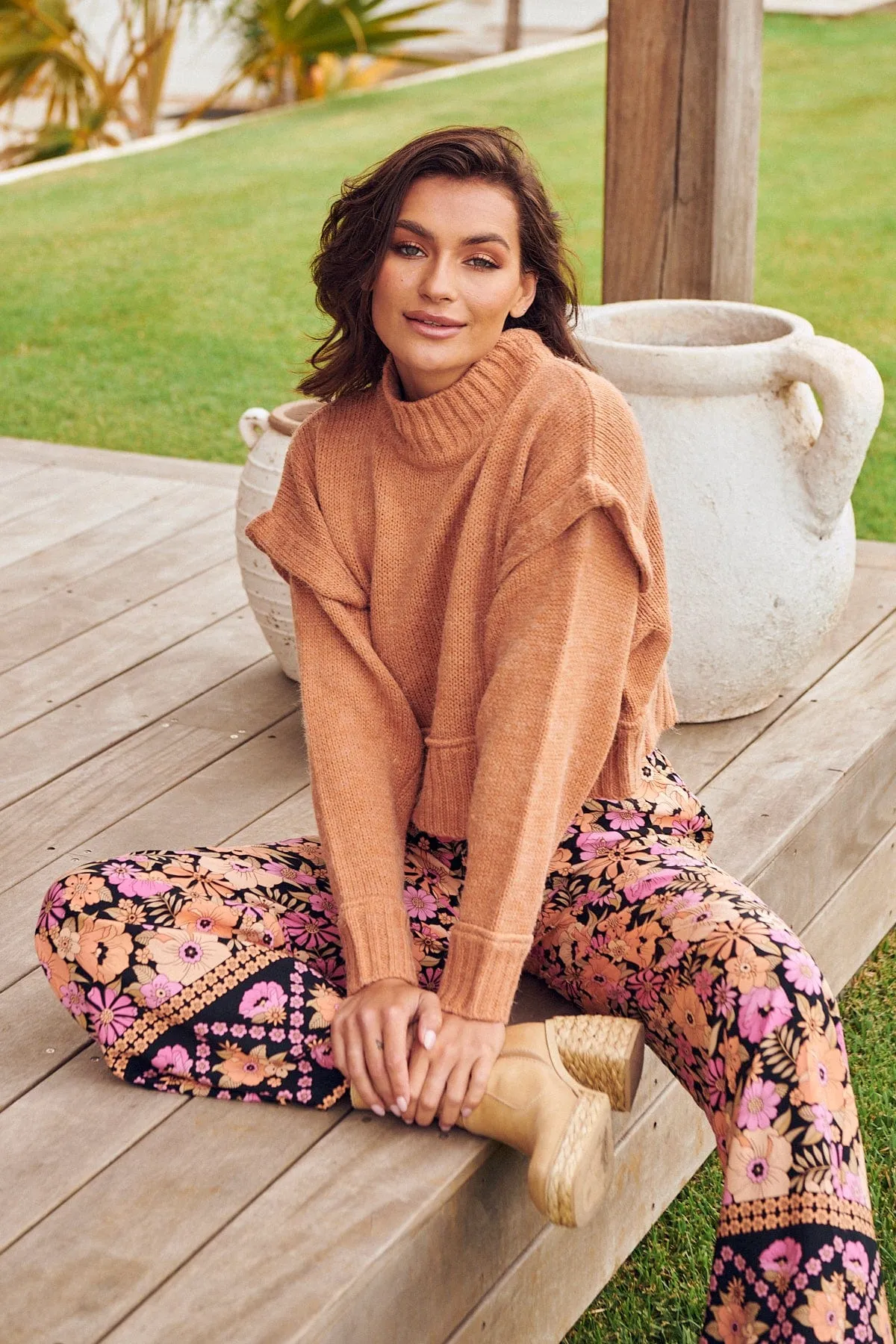 Jax Pants - Apricot Blossom