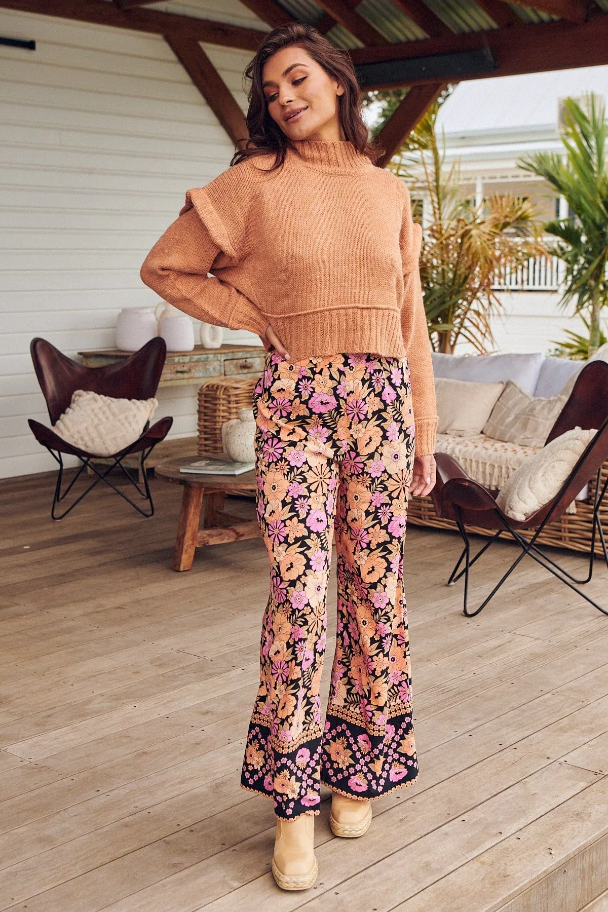 Jax Pants - Apricot Blossom