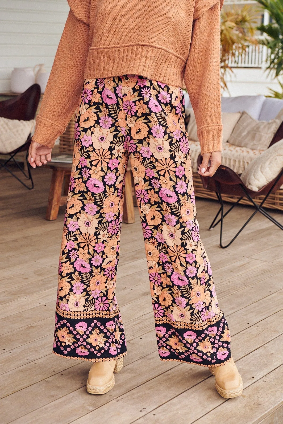 Jax Pants - Apricot Blossom