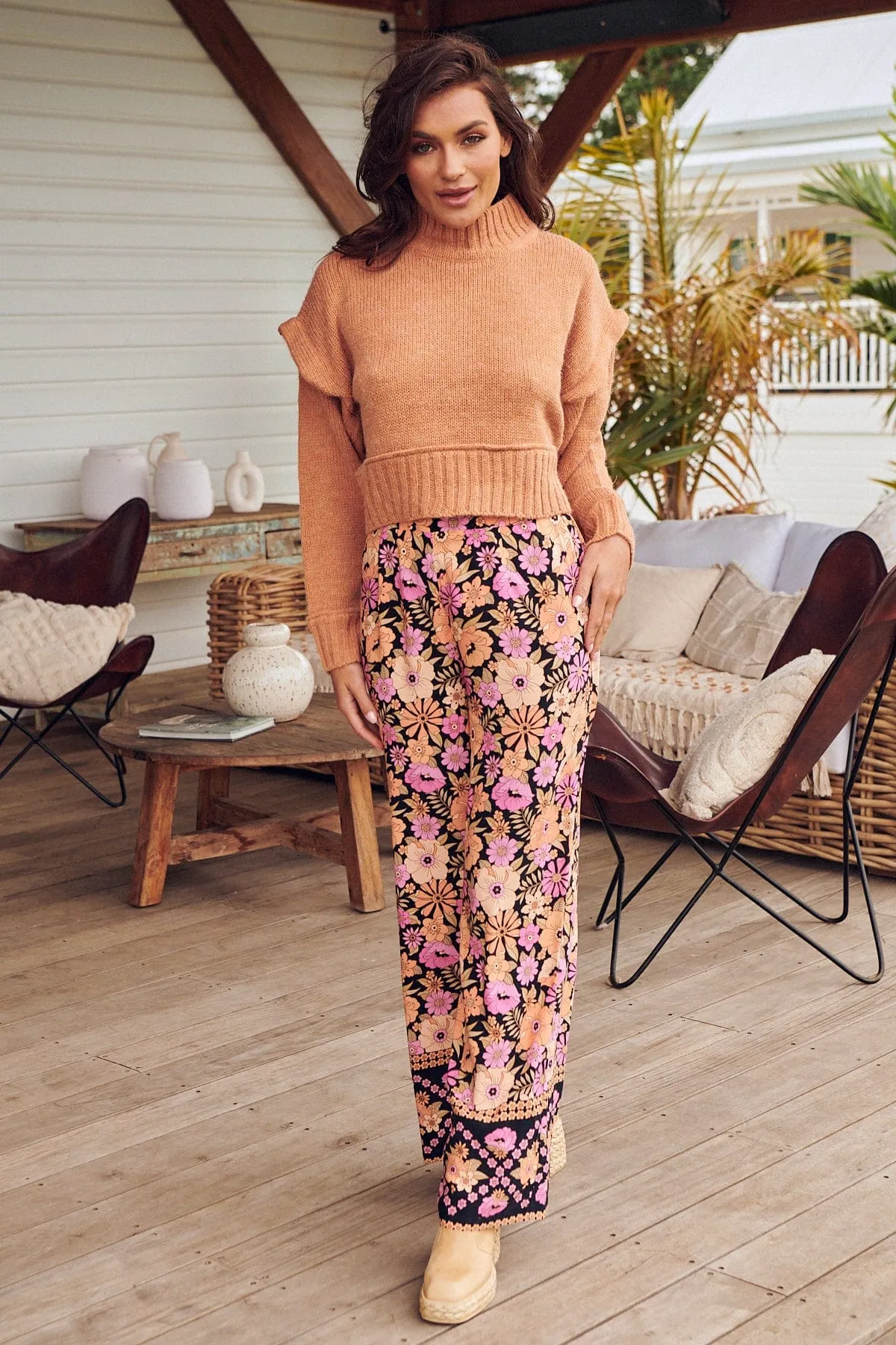 Jax Pants - Apricot Blossom