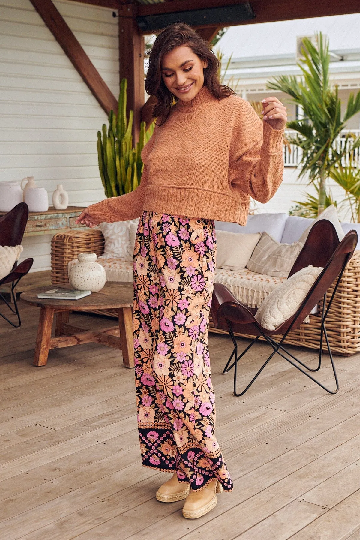 Jax Pants - Apricot Blossom