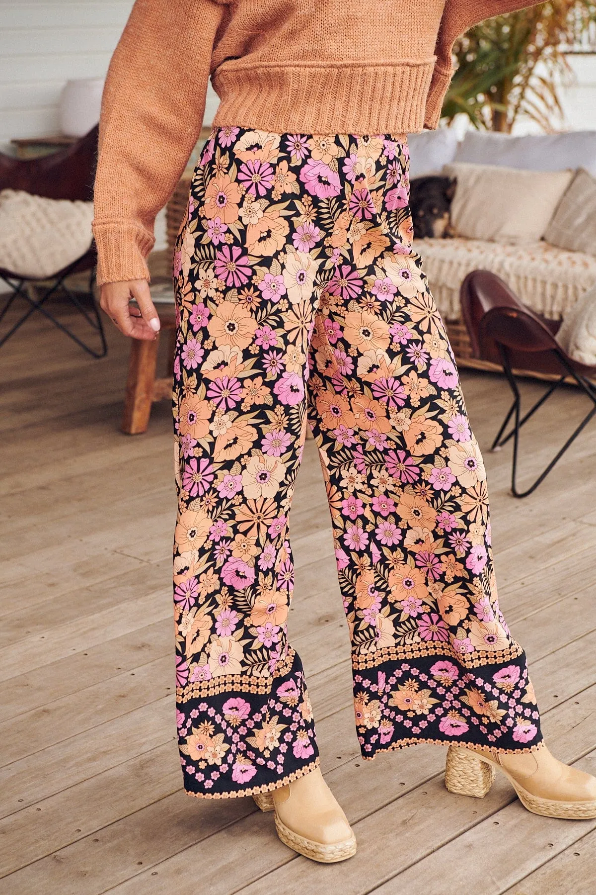 Jax Pants - Apricot Blossom
