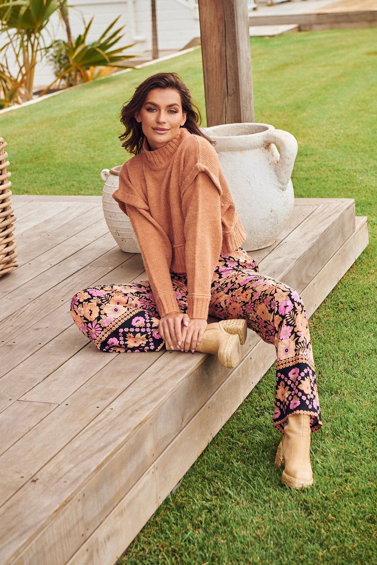 Jax Pants - Apricot Blossom