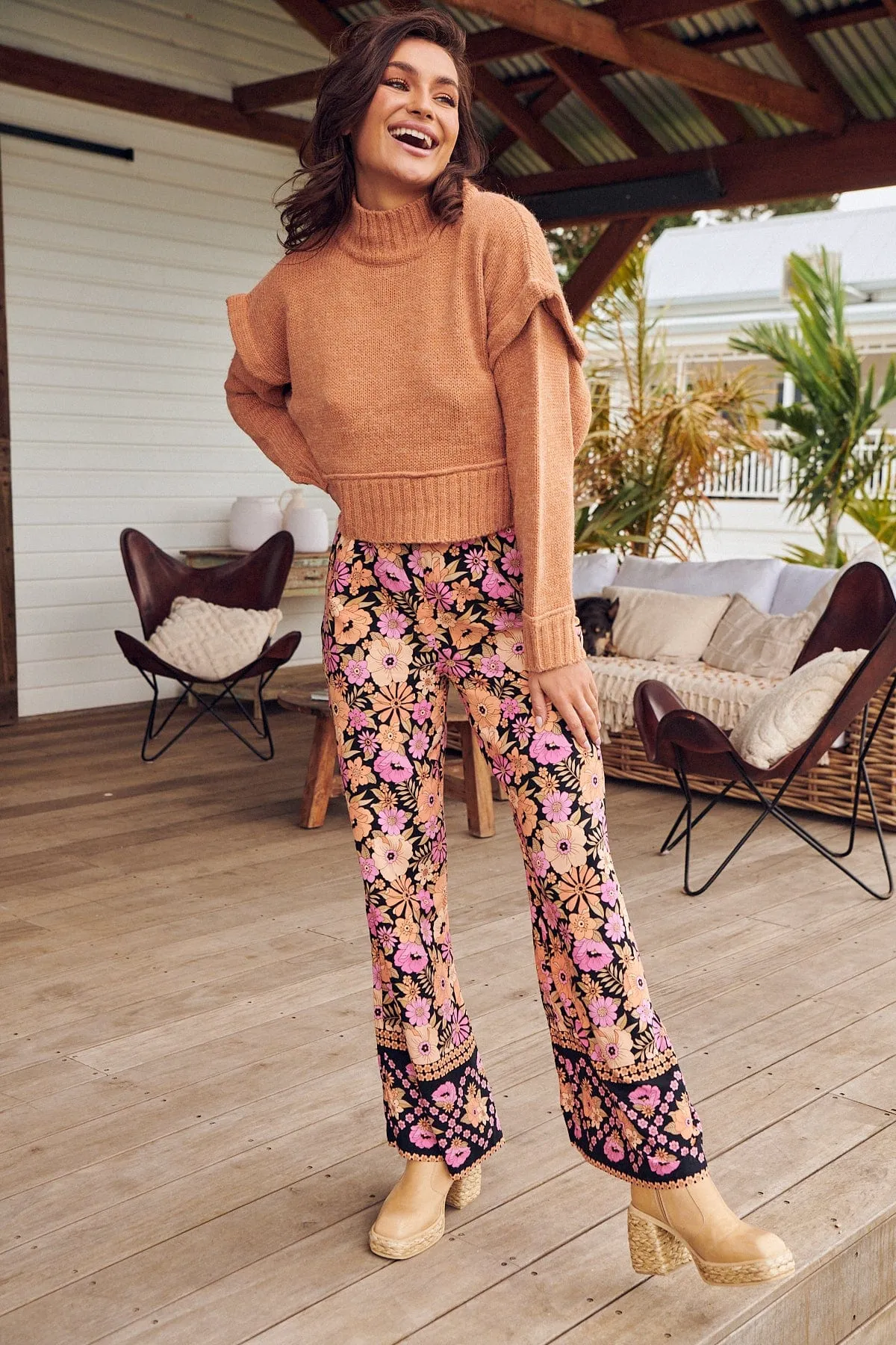 Jax Pants - Apricot Blossom