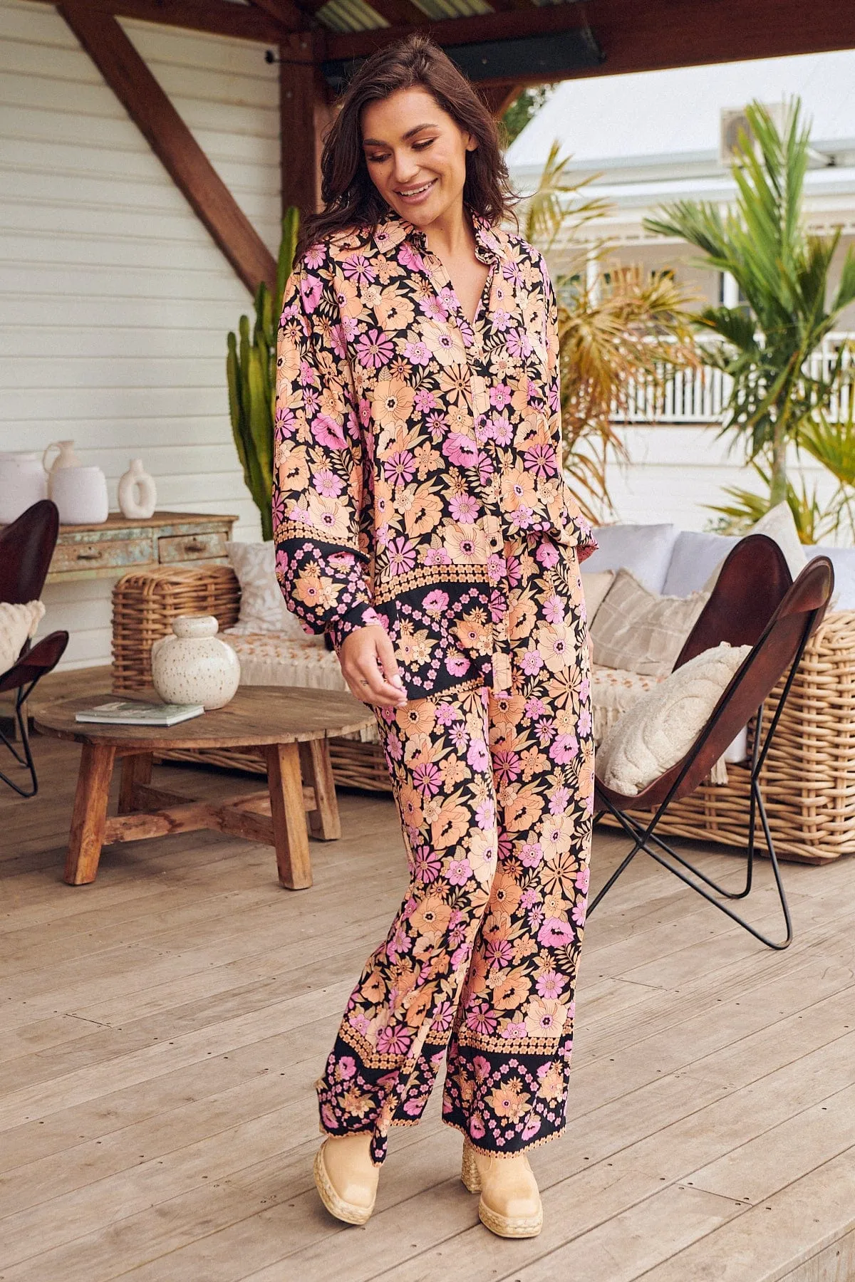 Jax Pants - Apricot Blossom