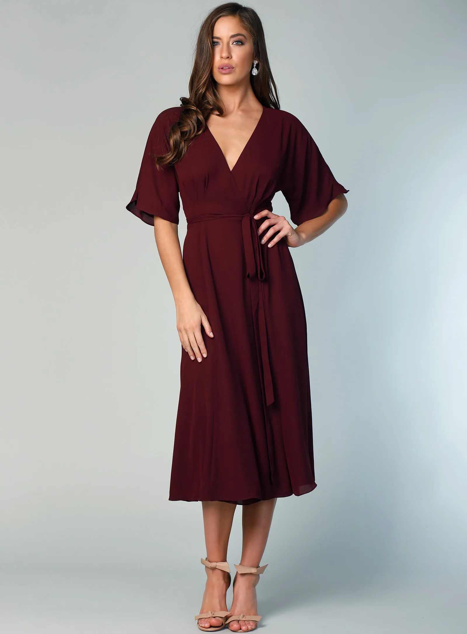 Kimono Sleeve Midi