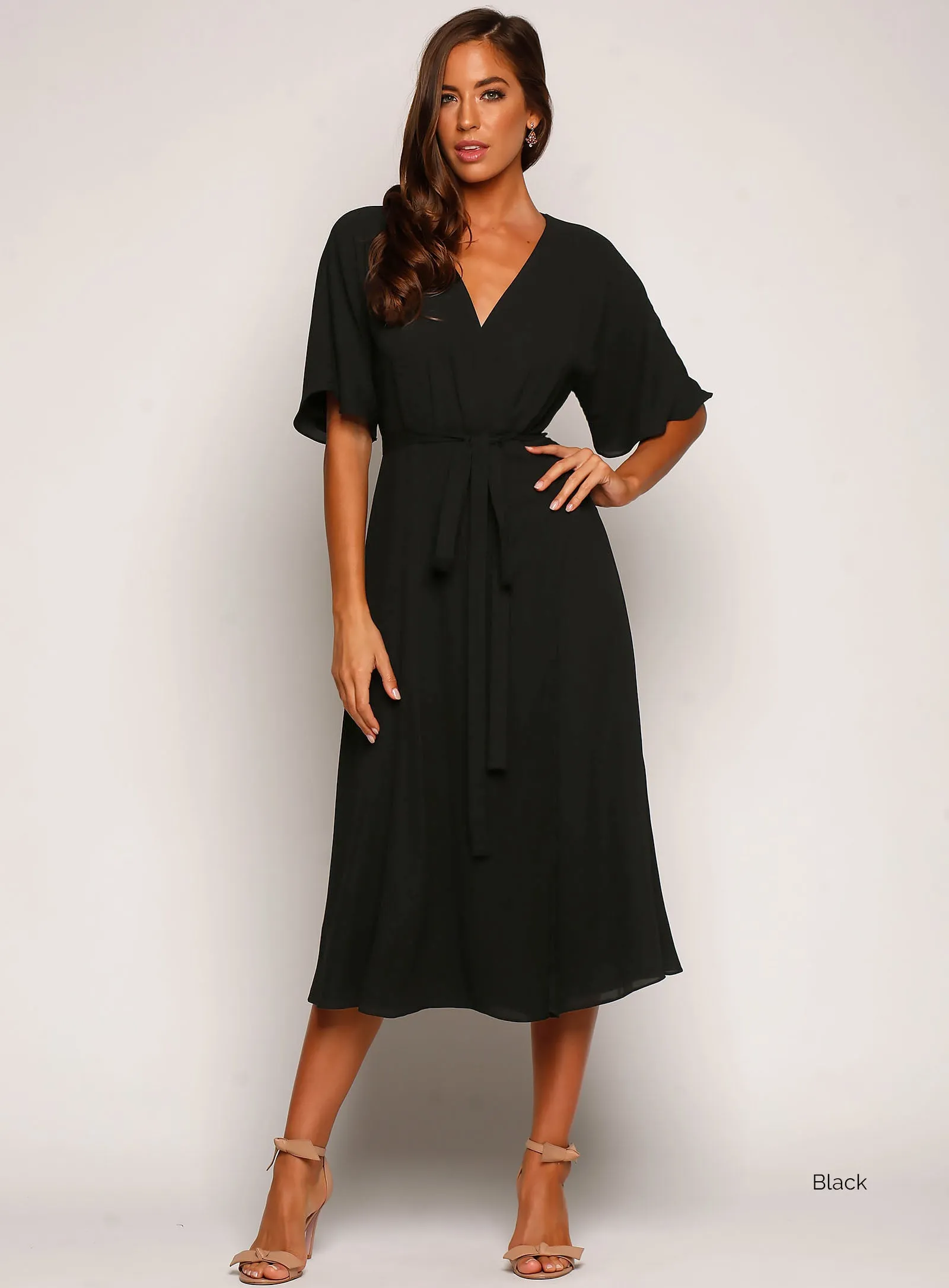 Kimono Sleeve Midi