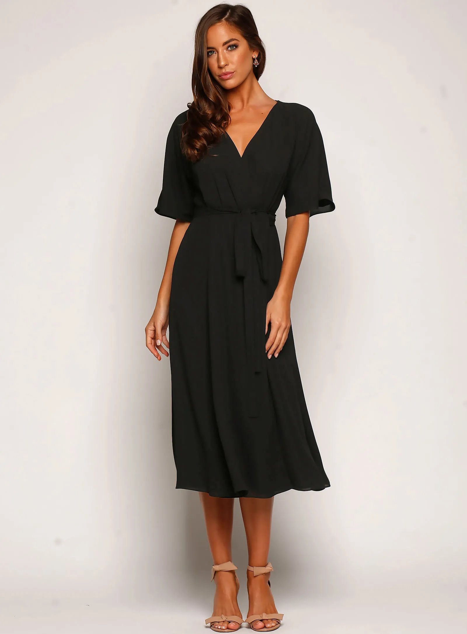 Kimono Sleeve Midi