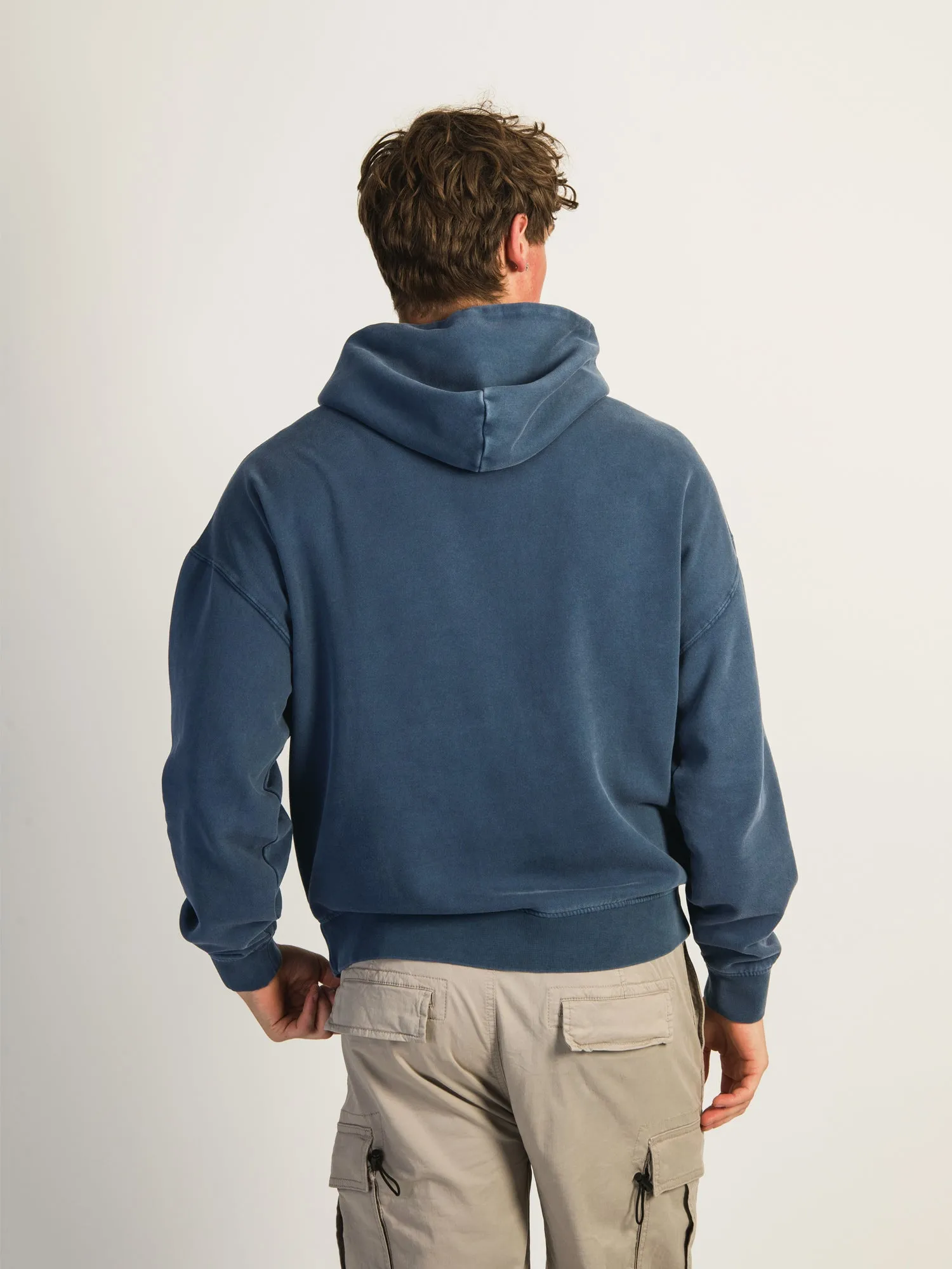 KOLBY RELAXED FIT HOODIE - BLUE
