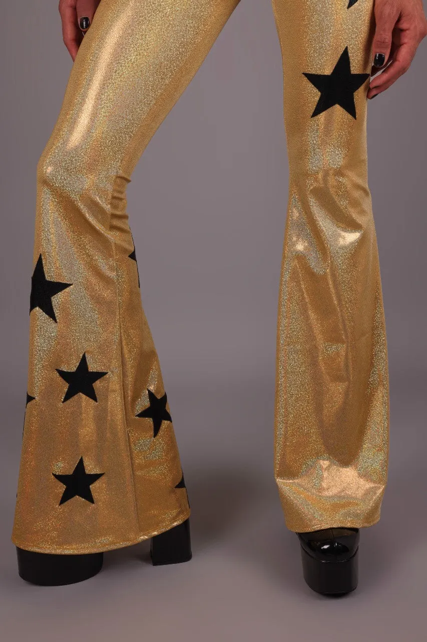 Low Waist Rockstar Bell Bottom Leggings