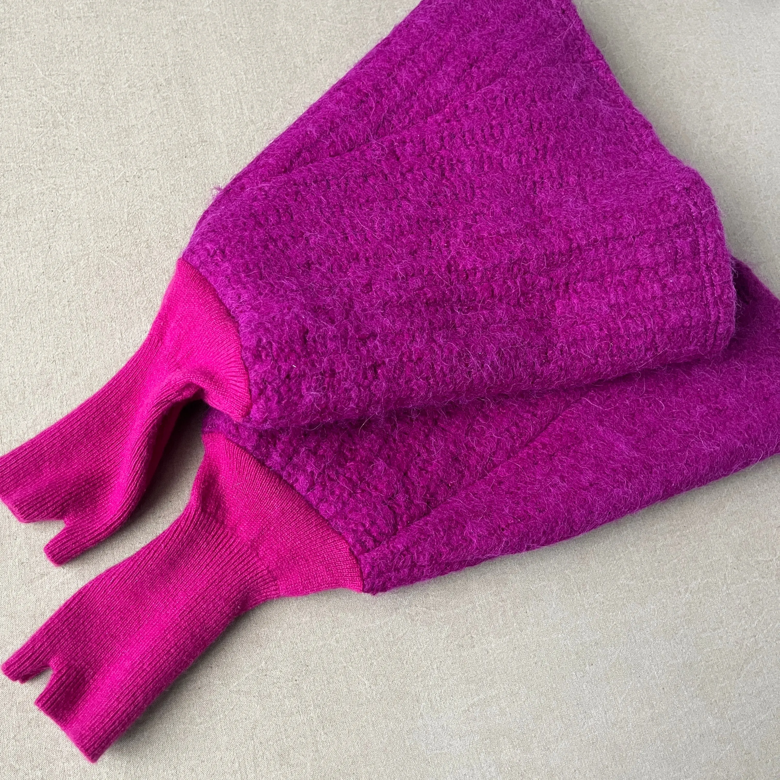magenta cuffs