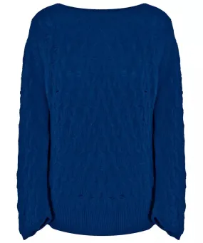 Malo Elegant Wool-Cashmere Boat Neck Sweater