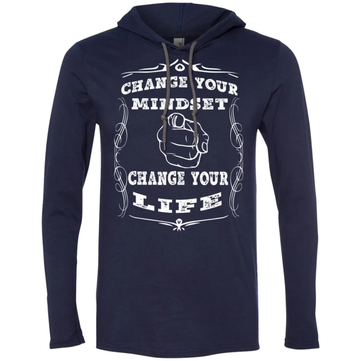 Men's Mindset LS T-Shirt Hoodie