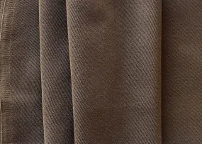 Mid to Heavier-Weight Bronzed Toffee Wool Twill (Made in Italy)
