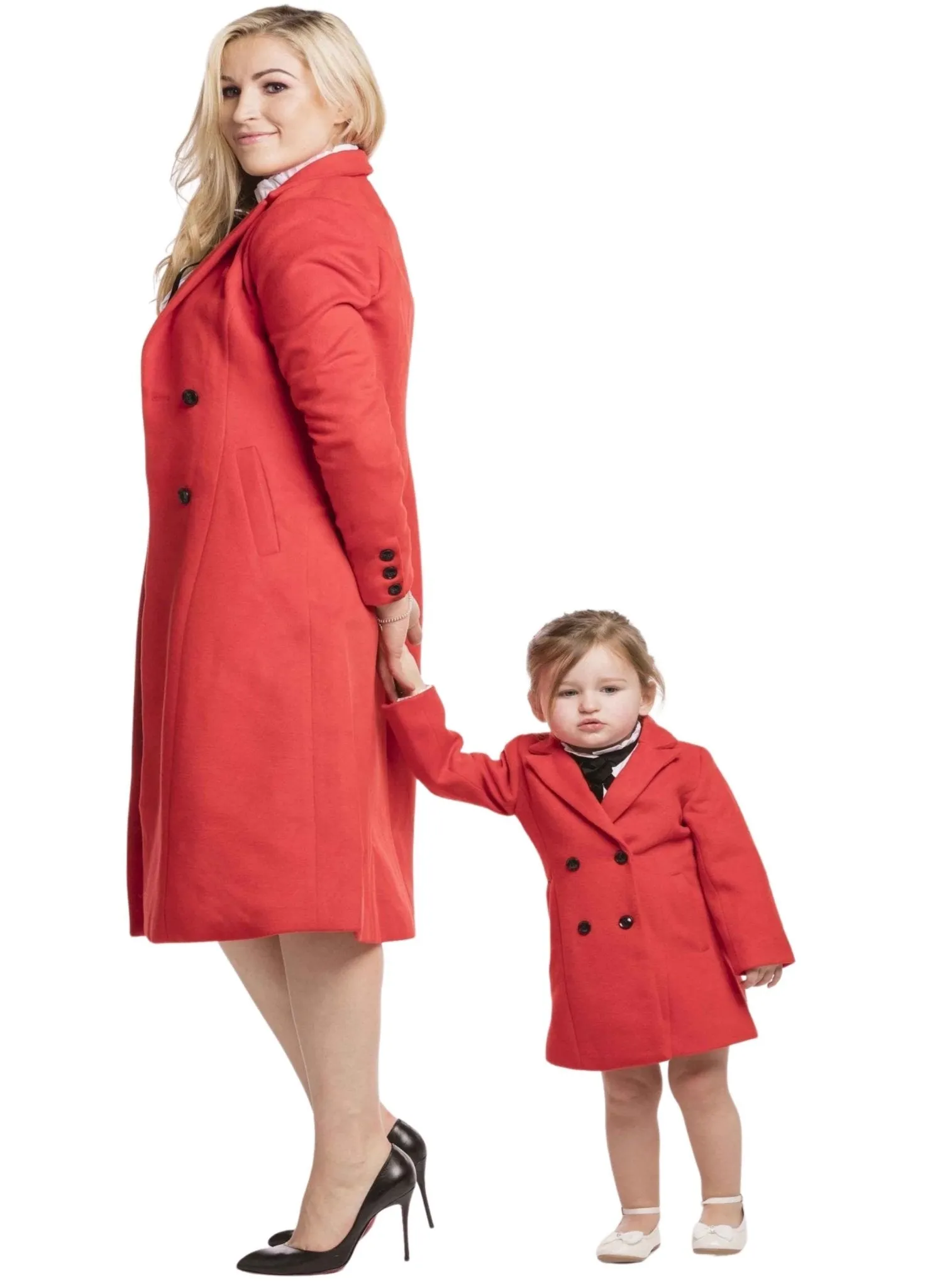 Mrs. Red & Little Red Matching Coats