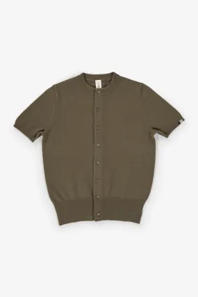No 399 Flyer Cardigan in Army