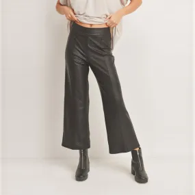 Pleather Wide Legged Pants