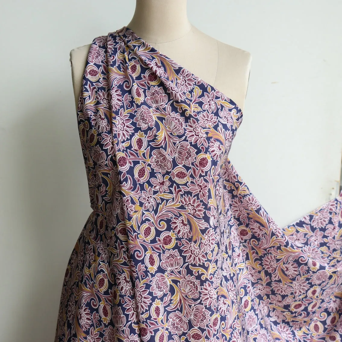 Remnant of Isola Bella Silk Crepe De Chine