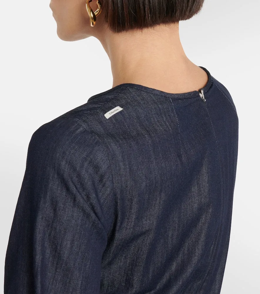 'S Max Mara Valery denim midi dress