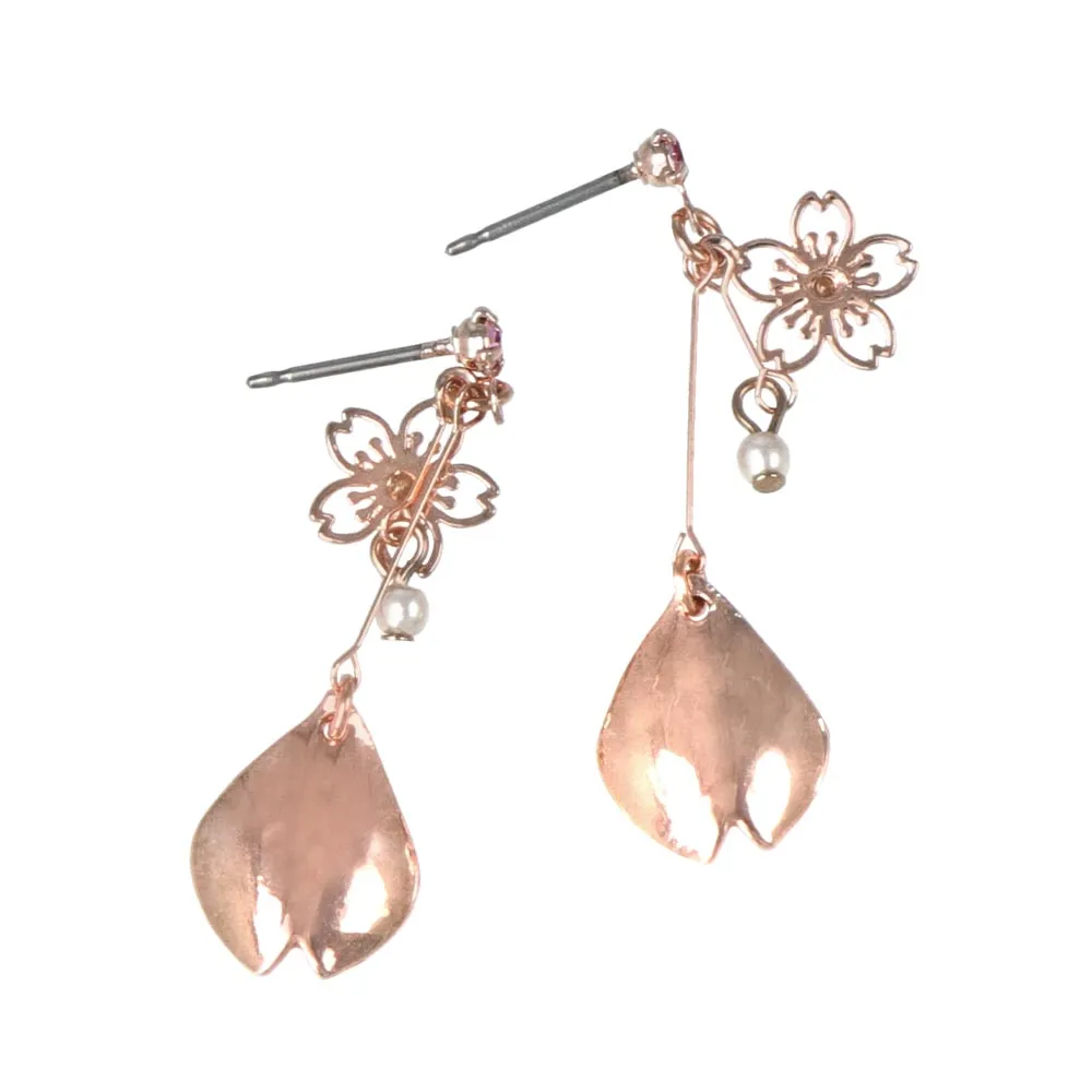 Sakura Petal Drop Earrings