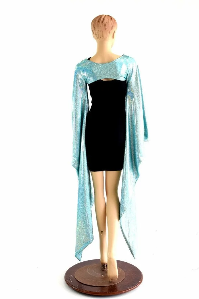 Seafoam Holographic Kimono Bolero
