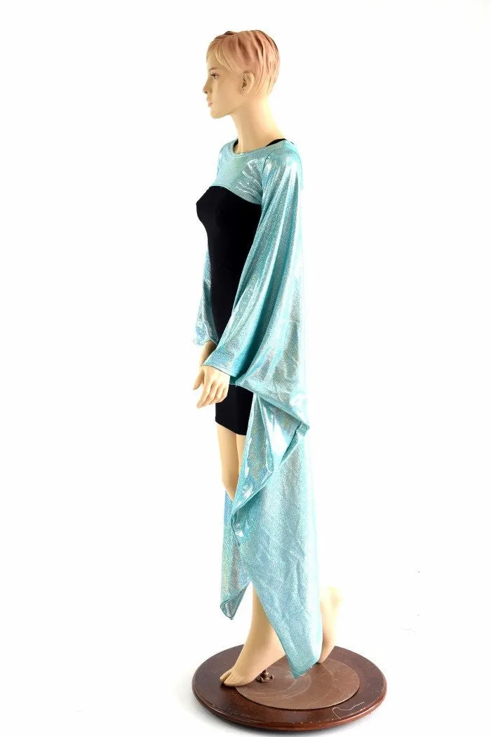 Seafoam Holographic Kimono Bolero