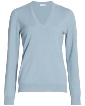 Seaglass Cashmere V Neck Sweater