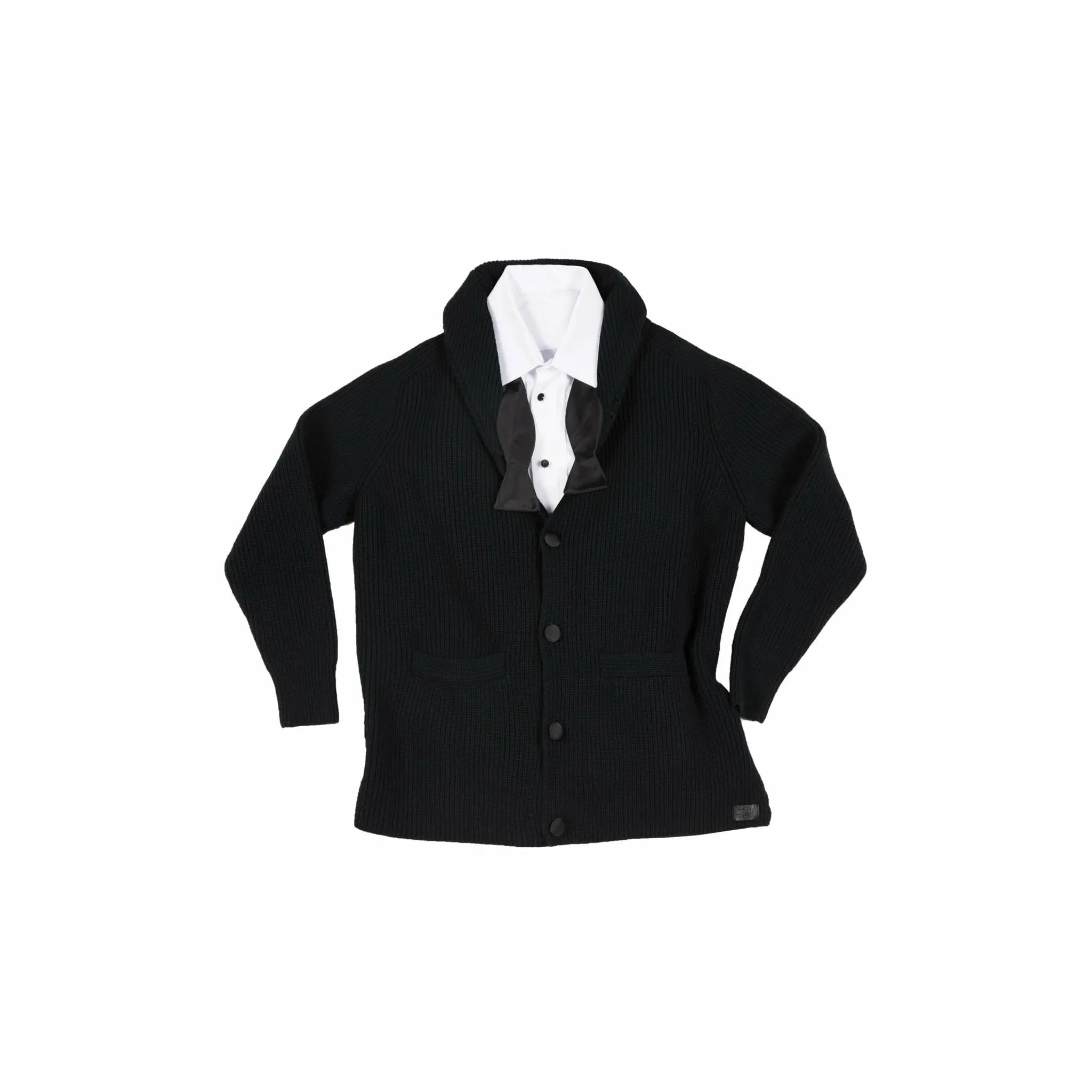 Shawl Collar Cashmere Tuxedo Cardigan