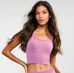 Sleeveless Comfort Top - Pink