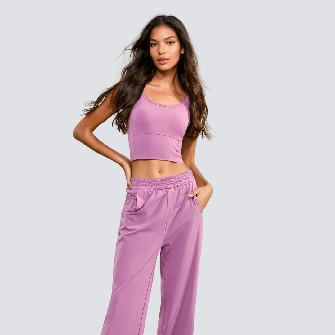 Sleeveless Comfort Top - Pink