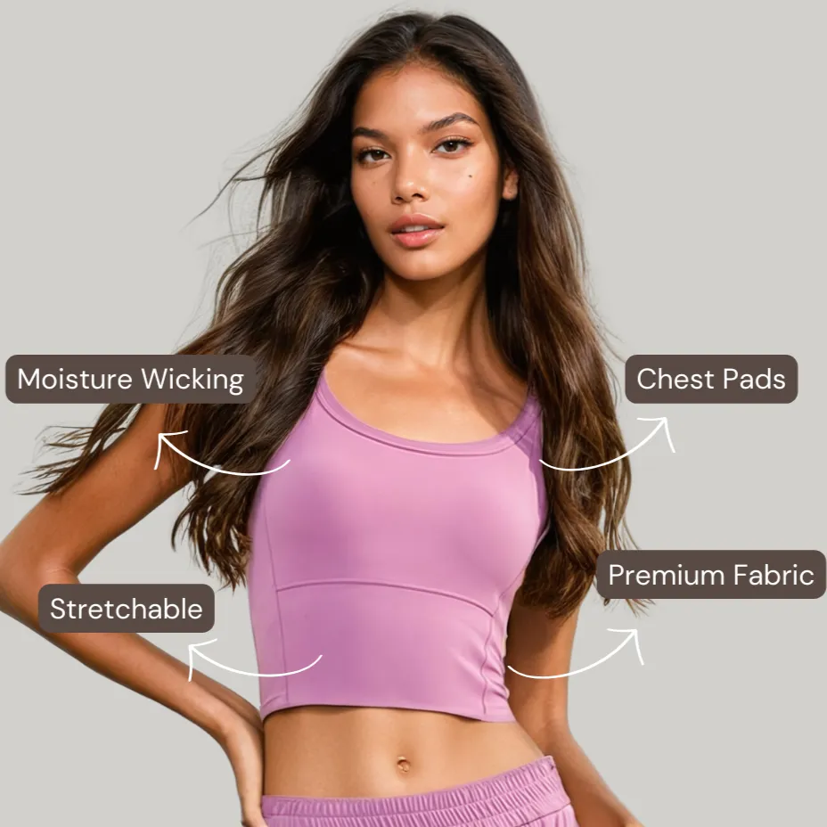 Sleeveless Comfort Top - Pink