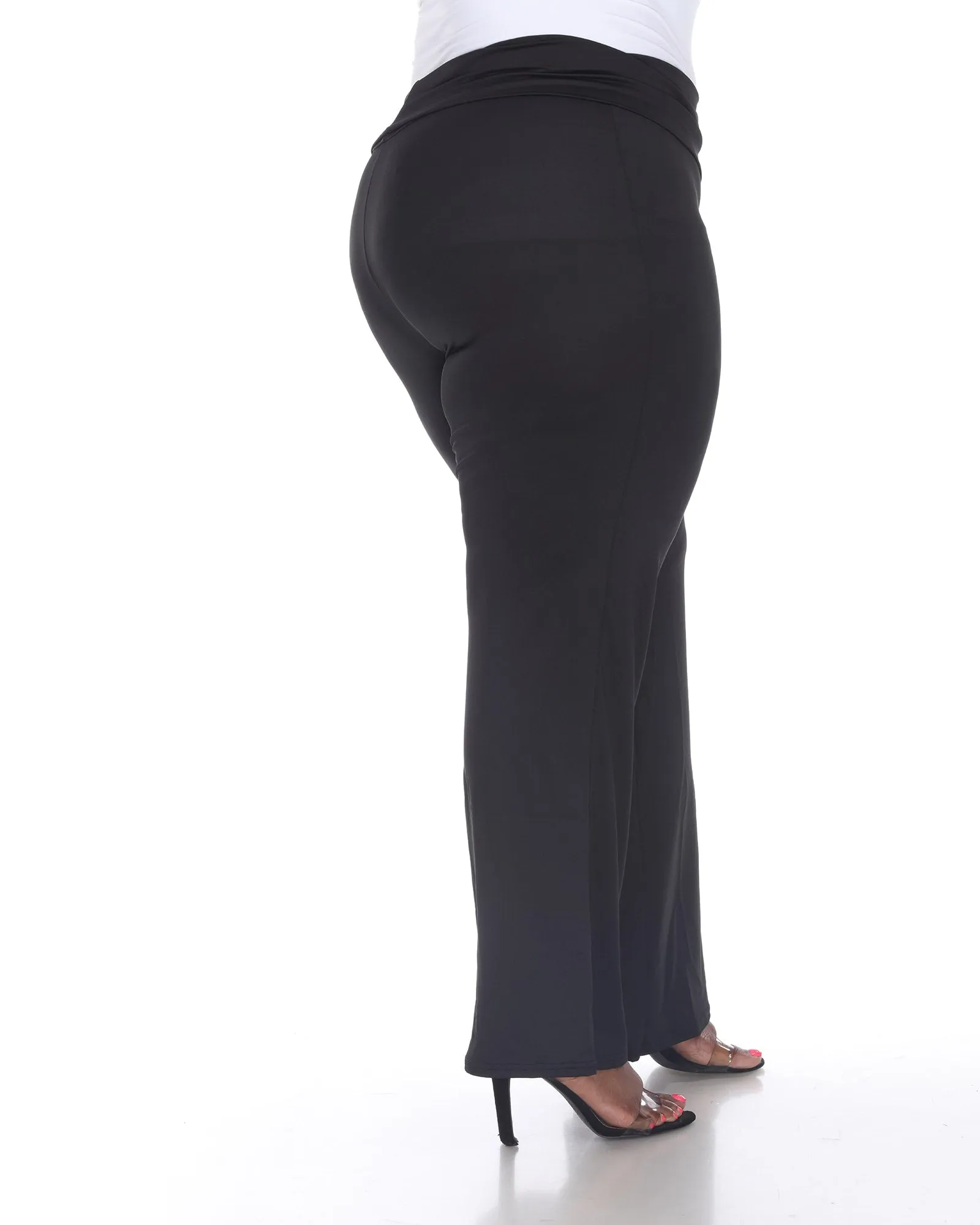 Solid Palazzo Pants | Black