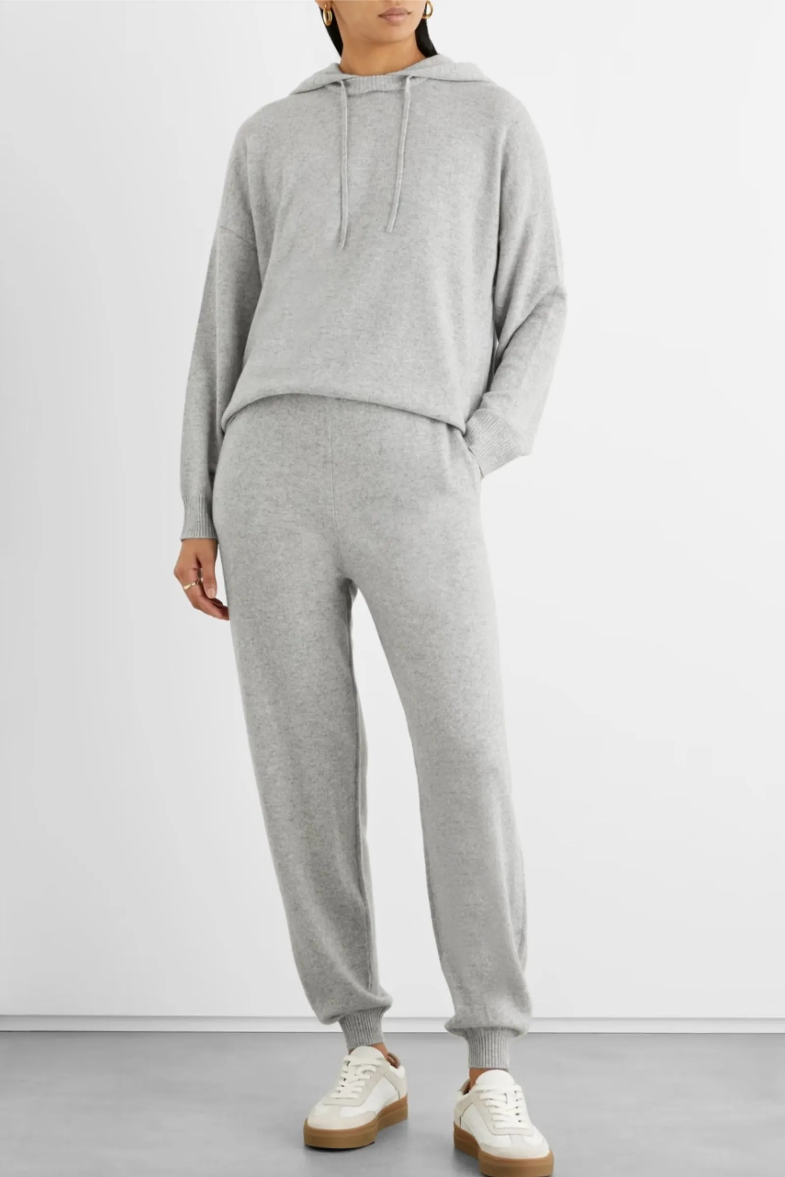 Stevie Wool and Cashmere-Blend Hoodie and Helen Track Pants