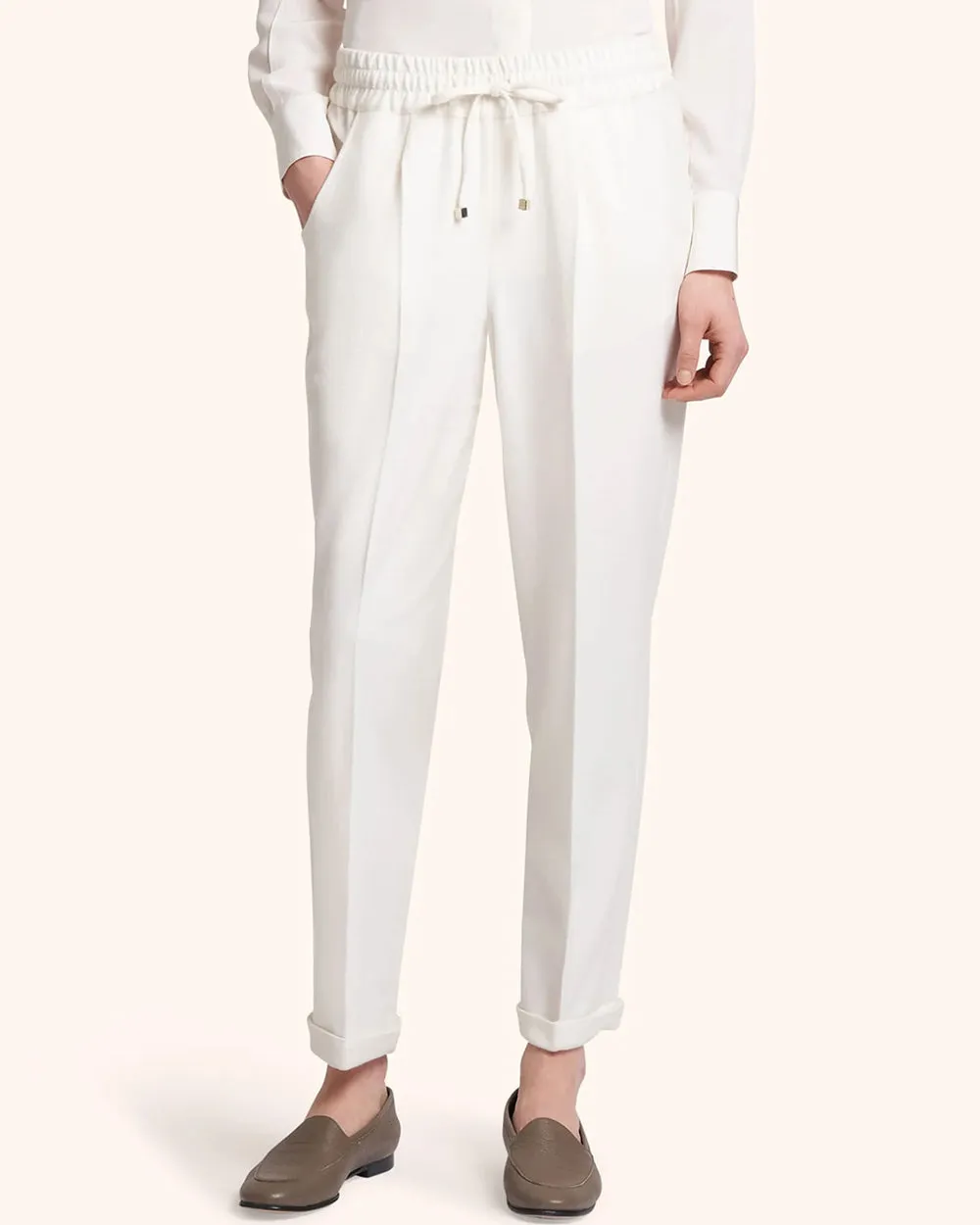 White Cashmere Jogger