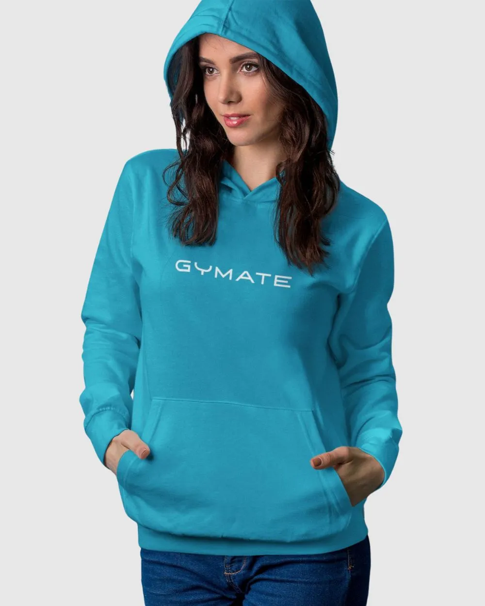 Womens Athleisure Hoodies Original Gymate ctr/large