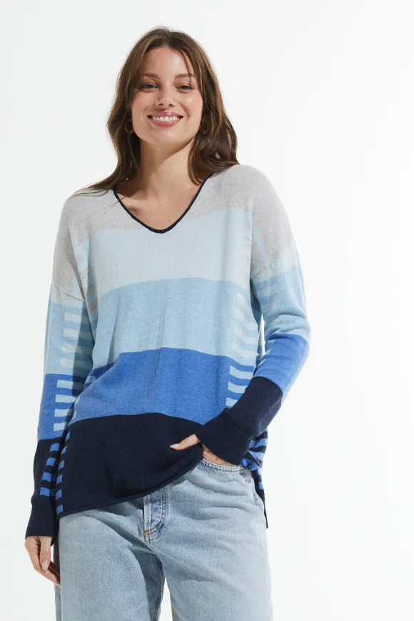 Zaket & Plover Varied Stripe Sweater